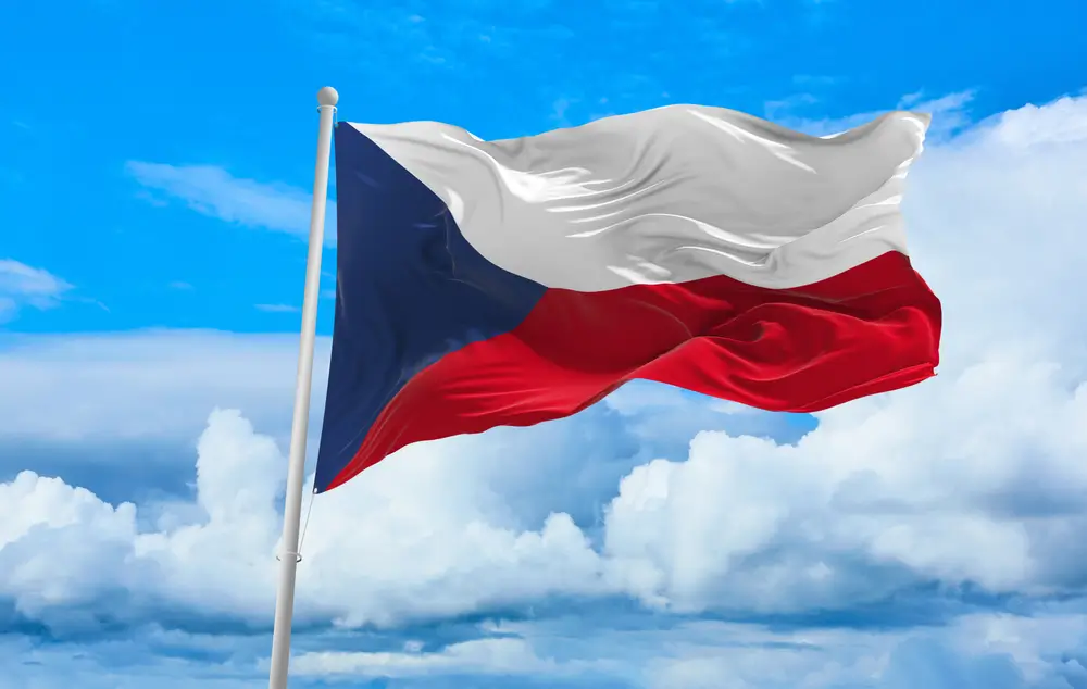 The flag of the Czech Republic represents the country in many things. You may see the Czech Republic flag anywhere during your trip.