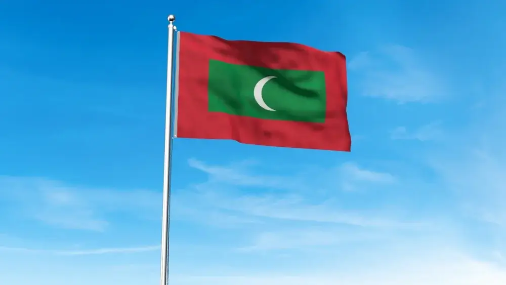 maldives flag - flag of maldives